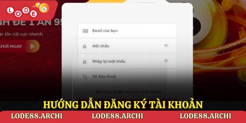 Hướng dẫn đăng ký tài khoản